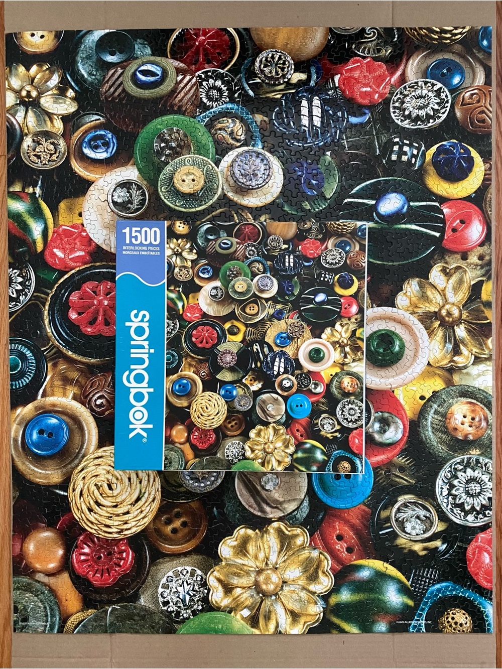 Springbok Buttons, Buttons Large 1500 Piece Jigsaw Puzzle